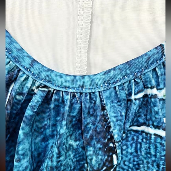 Patchwork graphic romper NEW!!! - Picture 3 of 3